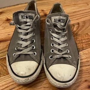 Converse, Grey low top sneakers, Size 9